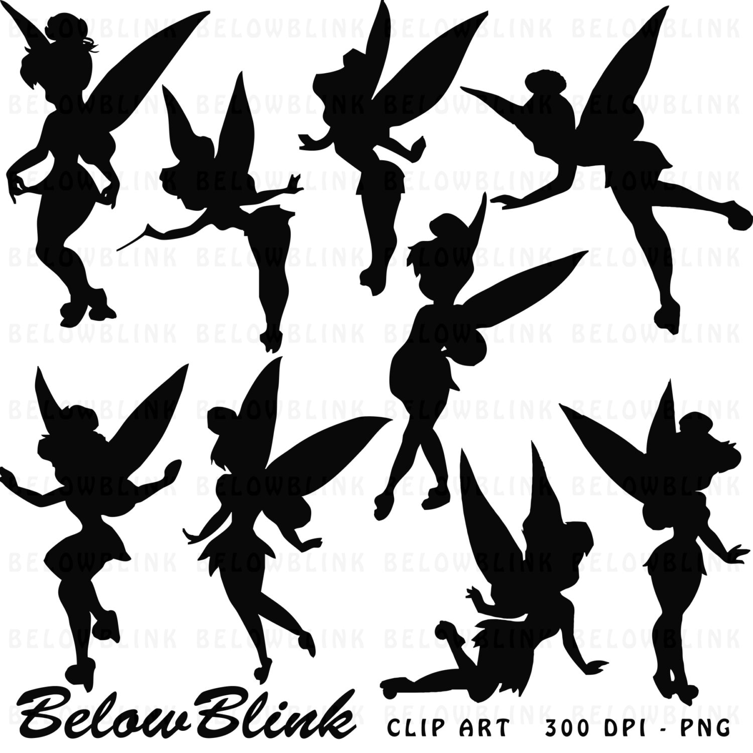 tinkerbell silhouette png