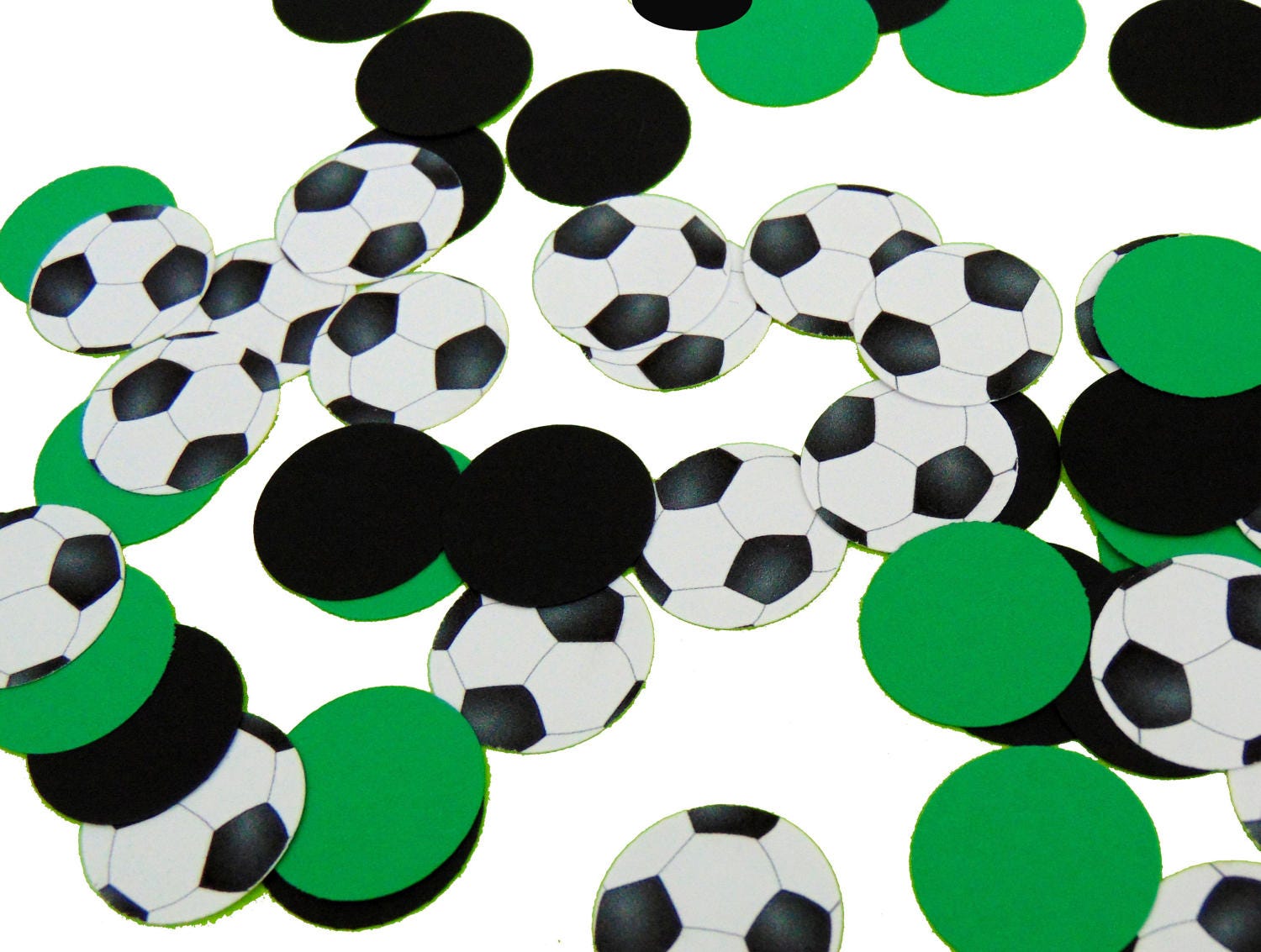 50 Soccer Confetti Sports Party Decorations Birthday Etsy