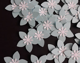 Paper Flowers for scrapbooking embellishments floral craft supplies card making invitations