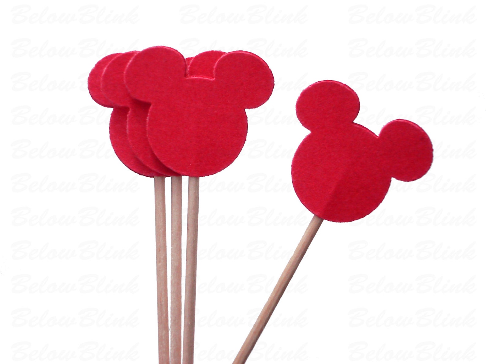 red-mickey-mouse-cupcake-toppers-24ct-mickey-mouse-party-etsy
