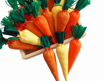 Boston International Easter Carrots - Set Of 3 Blush Corduroy Stuffed Decorations