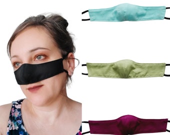 Nose Mask Pollen Protection Dust Cotton Washable Reusable Adjustable Straps Winter Nose Warmer Adult Size Nose Cover