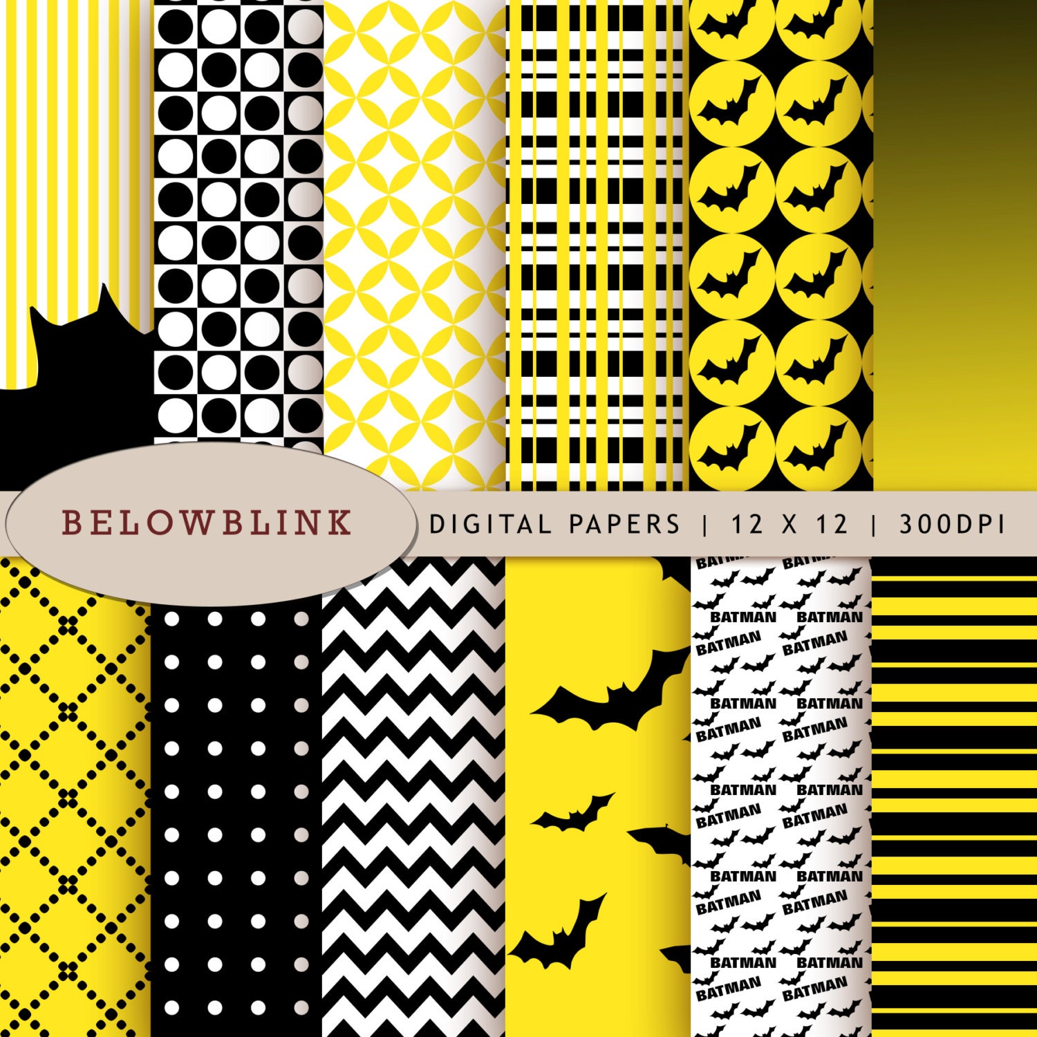 digital cat paper cat mice patterns cat scrapbooking paper pack of 12 high res JPG/'S instant download