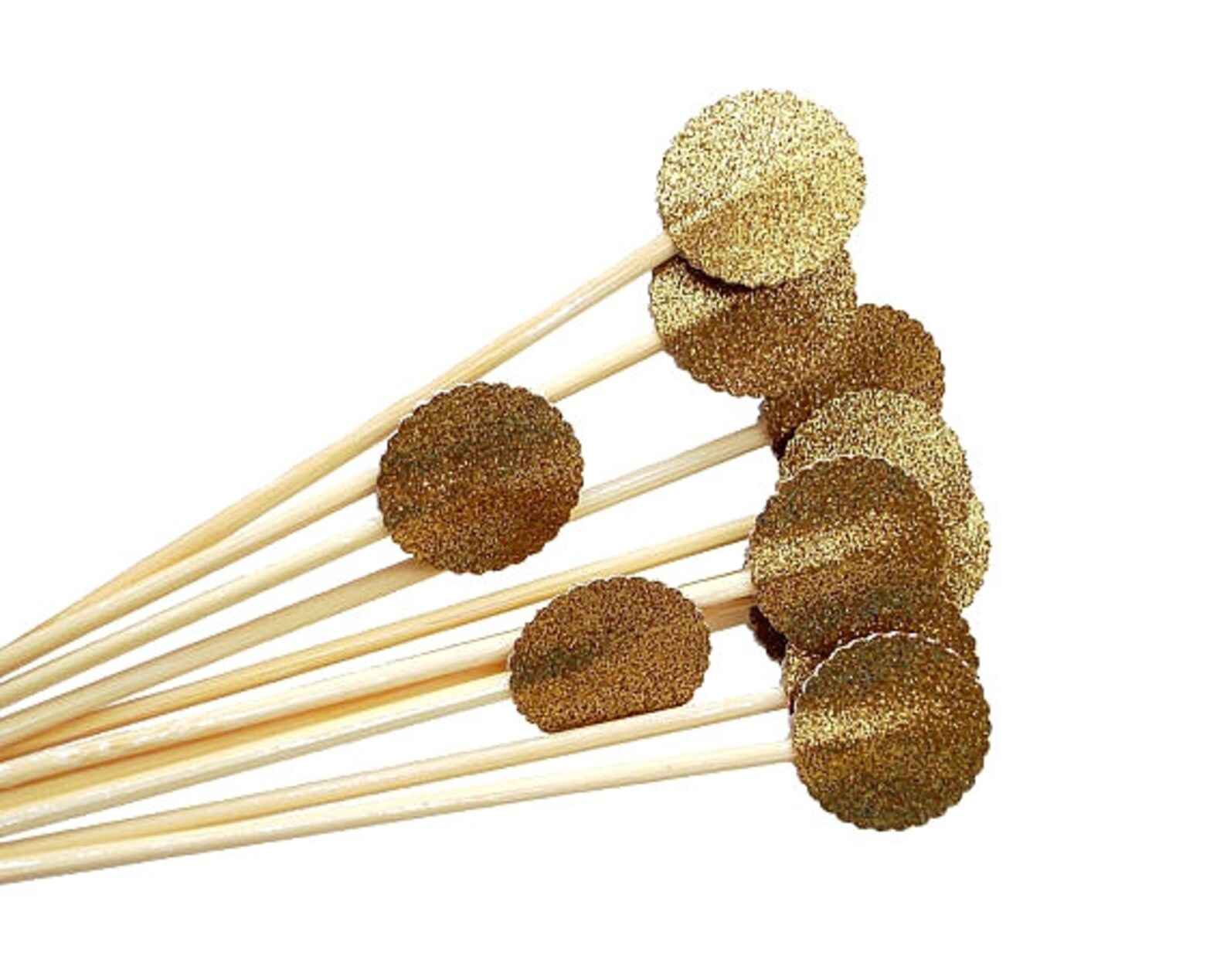 Glitter Gold Drink Stirrers 12CT Cocktail Stirrers Bridal Etsy