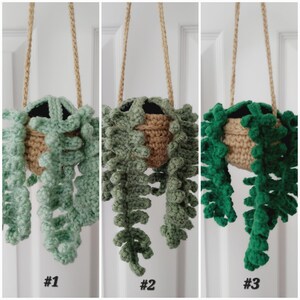 Car Plant Crochet Fern, Crochet Plant, Handmade Car Accessories