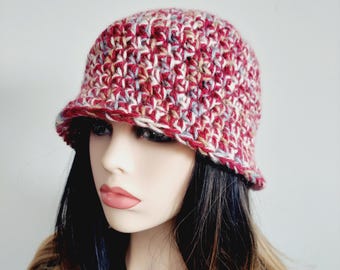 Patrón de gorro de pescador grueso de crochet en PDF, patrón para principiantes, patrón de gorro fácil de hacer, patrón de gorro imprimible, descarga digital