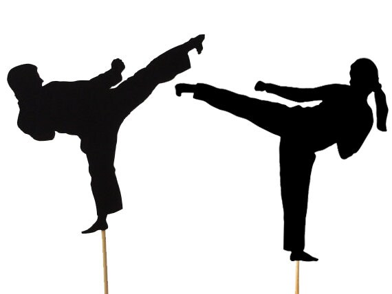 Male Or Female Karate Cake Topper Martial Arts Party