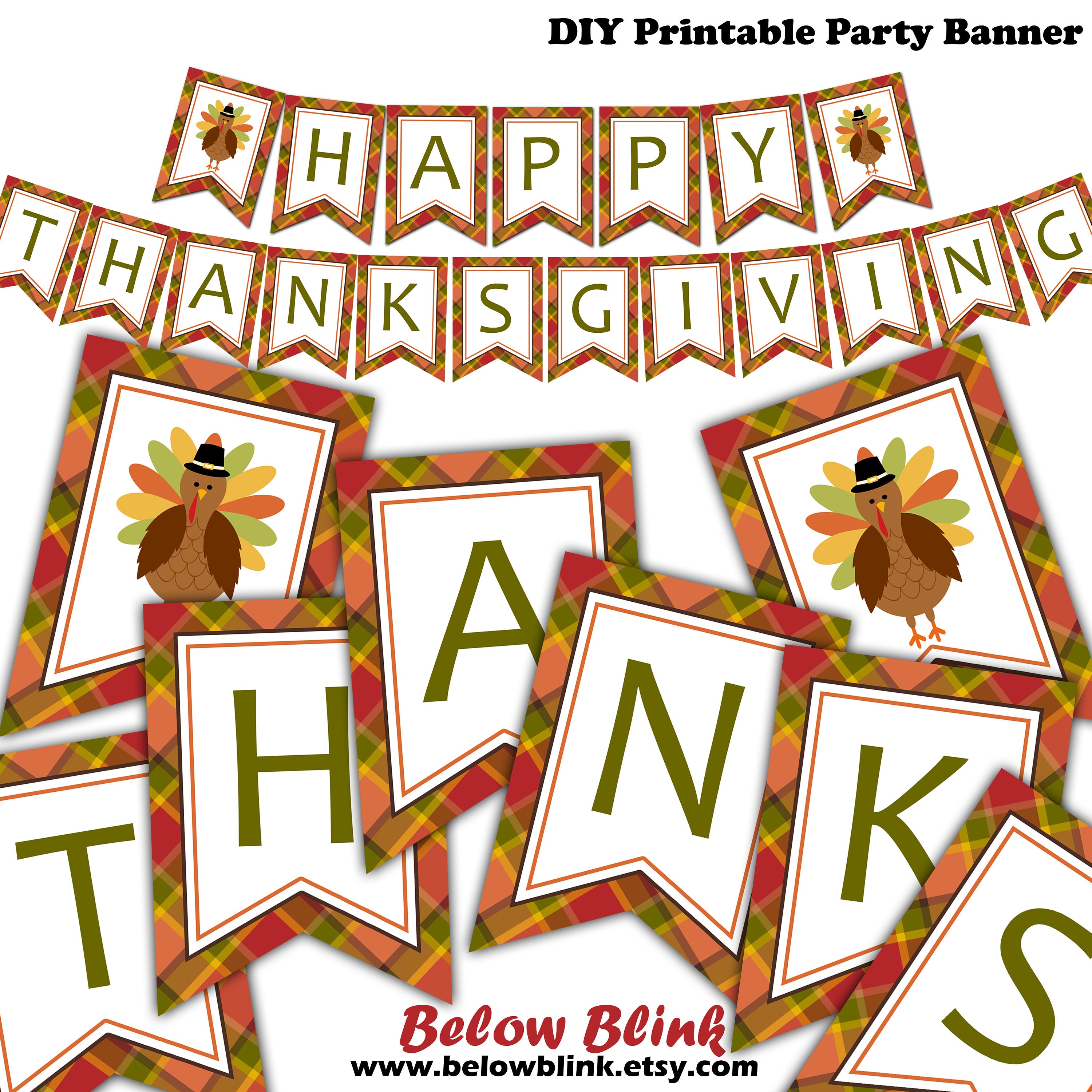 Thanksgiving Banner Printable