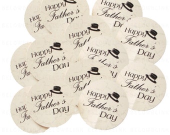 20 Happy Father's Day tags  confetti - No1065