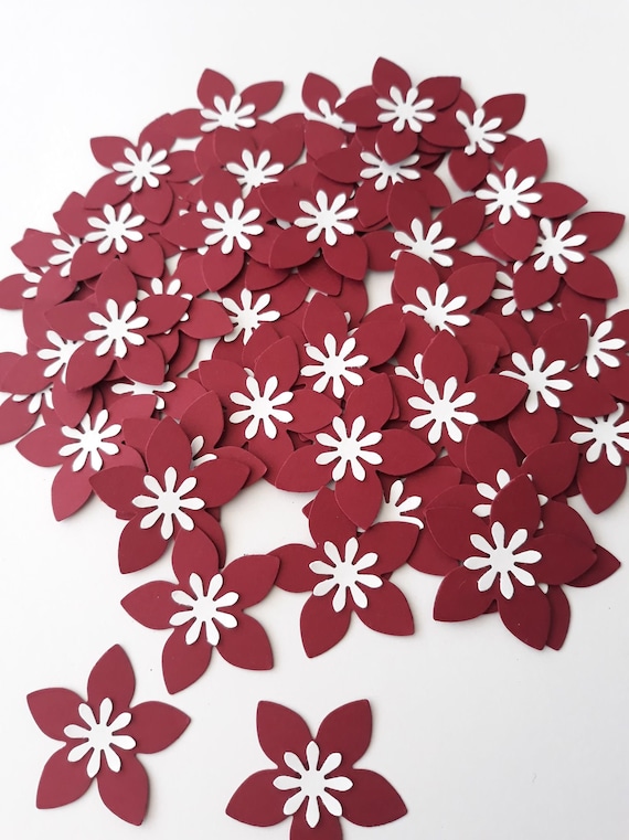 Paper Flowers for scrapbooking embellishments floral craft supplies