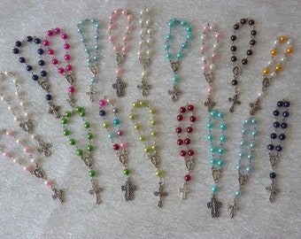 Mini chapelets (paquet de 30) - vous choisissez la couleur