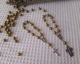 Mini Chapelets (Paquet de 20) - vert olive