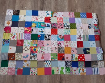 Charm pack of 145 - 2.5" Inch Squares- Colourful fabrics