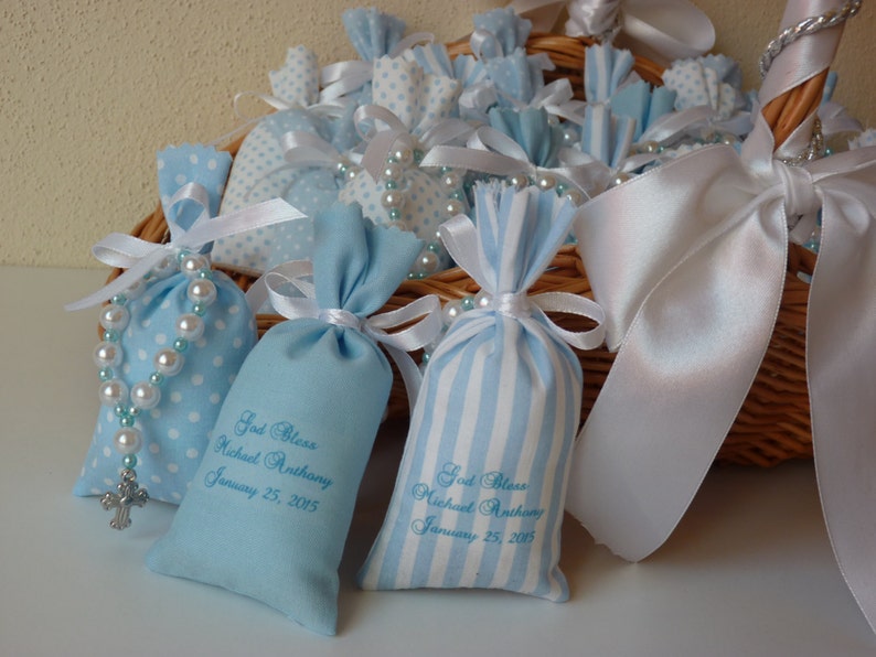Personalised lavender bag and rosary Package of 10 image 4