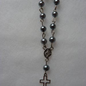 Mini Rosaries (Package of 20)- SILVER (silver or light silver)
