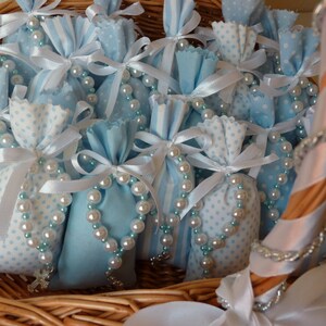 Personalised lavender bag and rosary Package of 10 image 3