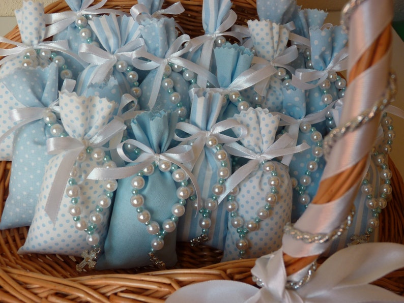 Personalised lavender bag and rosary Package of 10 image 3