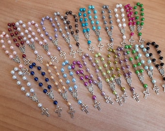 Kits De Cotillón Casa Ixta Clear Mini Rosaries With Lady Of Kits De Cotillón Casa Ixta Clear Mini Rosaries With Lady Of