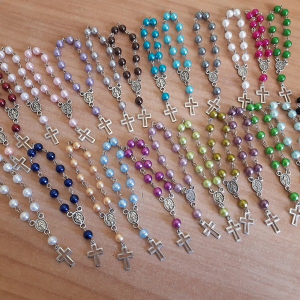 Mini Rosaries (Package of 25) - you choose the colour
