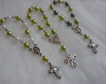 Mini Chapelets (Paquet de 20) - vert clair