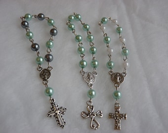 Mini Chapelets (Paquet de 20) - AQUA/MINTY COLOUR