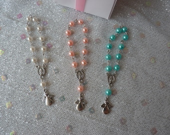 Angel Mini Rosaries (Paquet de 20) - vous choisissez la couleur