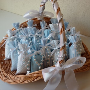 Personalised lavender bag and rosary Package of 10 image 1