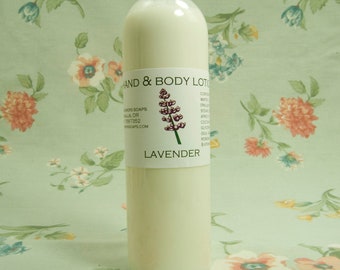 Lavender Lotion:  8 ounce pump bottle