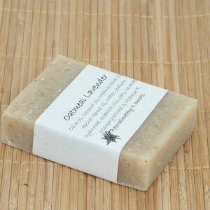 Oatmeal Lavender Essential Oil 1 Soap Bar, 4 Ounces image 5