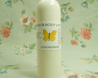 Lemongrass Lotion:  8 ounce pump bottle