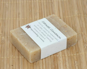 Oatmeal Cinnamon Essential Oil 1 Soap Bar, 4 Ounces