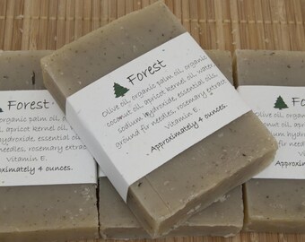 Forest Soap Set of Four 4 oz Bars