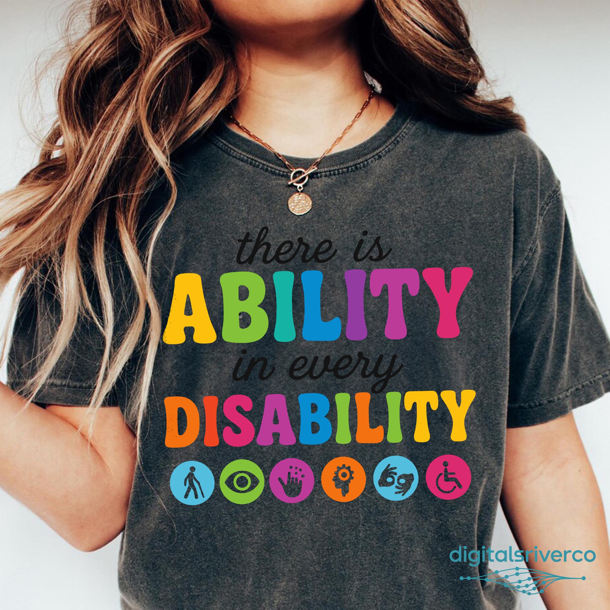 There is Ability in Every Disability PNG, Inclusive Inspirational ...