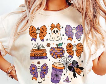 Teacher Halloween Pencil PNG with Coquette Bow, Trendy Spooky Teacher PNG for Halloween, Cute Coquette Pencil PNG Digital Download