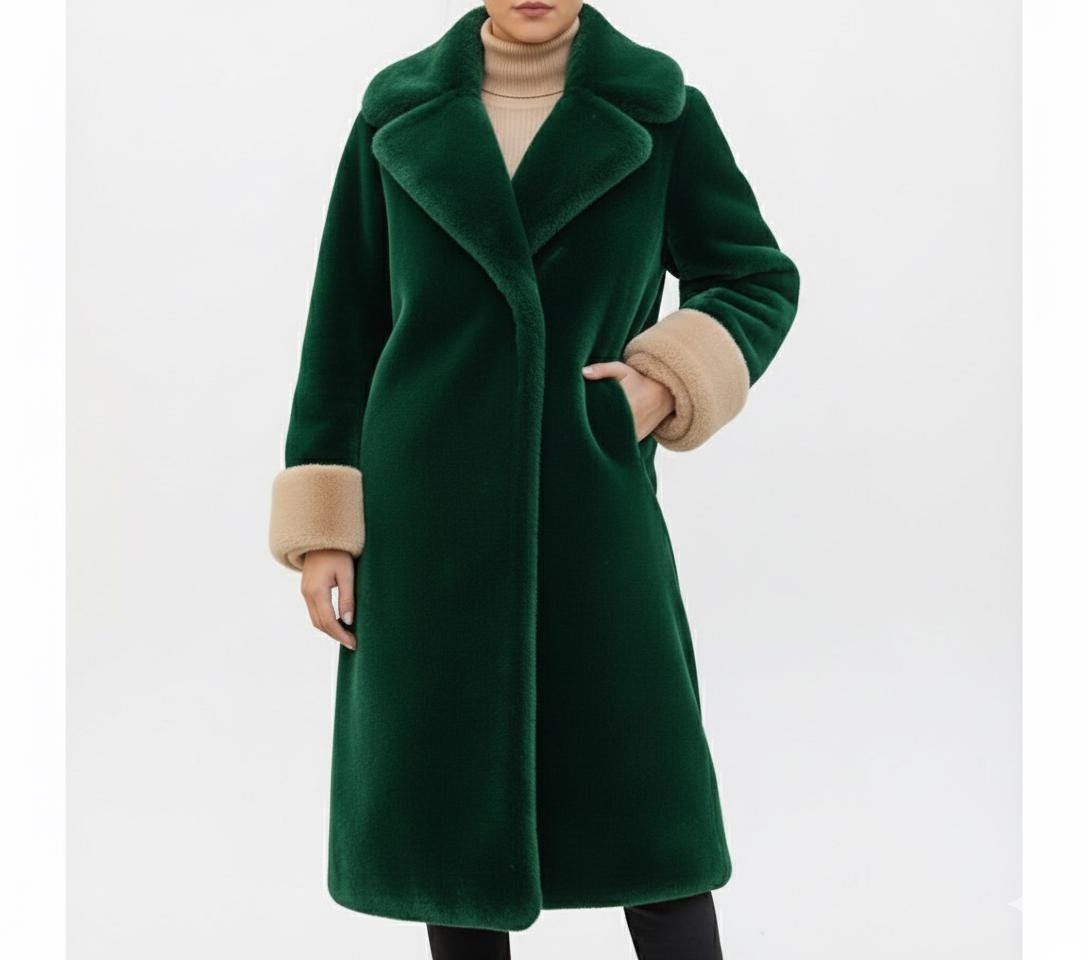 Emerald Green Coat Ladies - Etsy Emerald Green Coat Ladies - Etsy