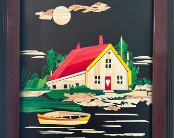 Wall Hanging, Wheat Stem Art Decor