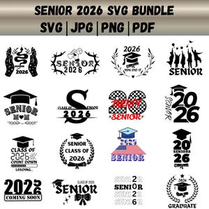 Senior 2026 Shirt Svg,Senior 2026 Svg bundle,Senior Mom Svg,high school svg,BLACK RED Sports Design,Graduation 2026 SVG, Back & Front Design