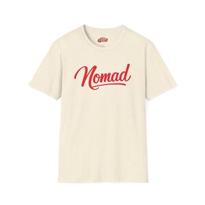 Nomad Travelers Van Life T-Shirt | Travel Lifestyle | RV & Backpacking Natural