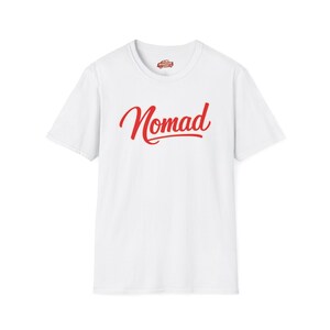 Nomad Travelers Van Life T-Shirt | Travel Lifestyle | RV & Backpacking White
