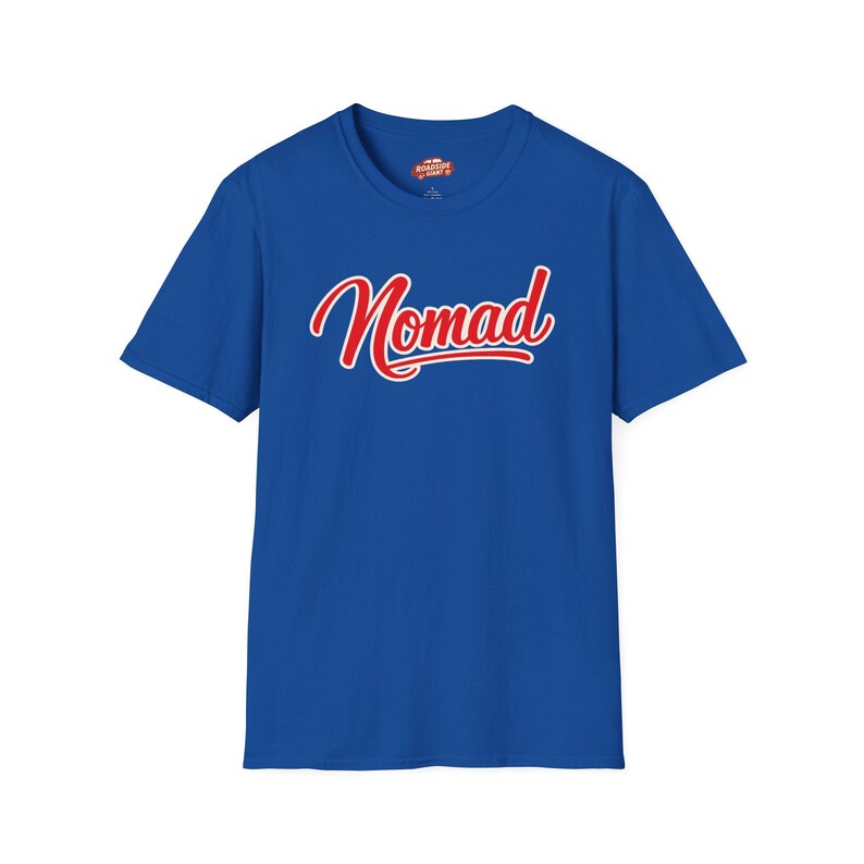 Nomad Travelers Van Life T-Shirt | Travel Lifestyle | RV & Backpacking Royal