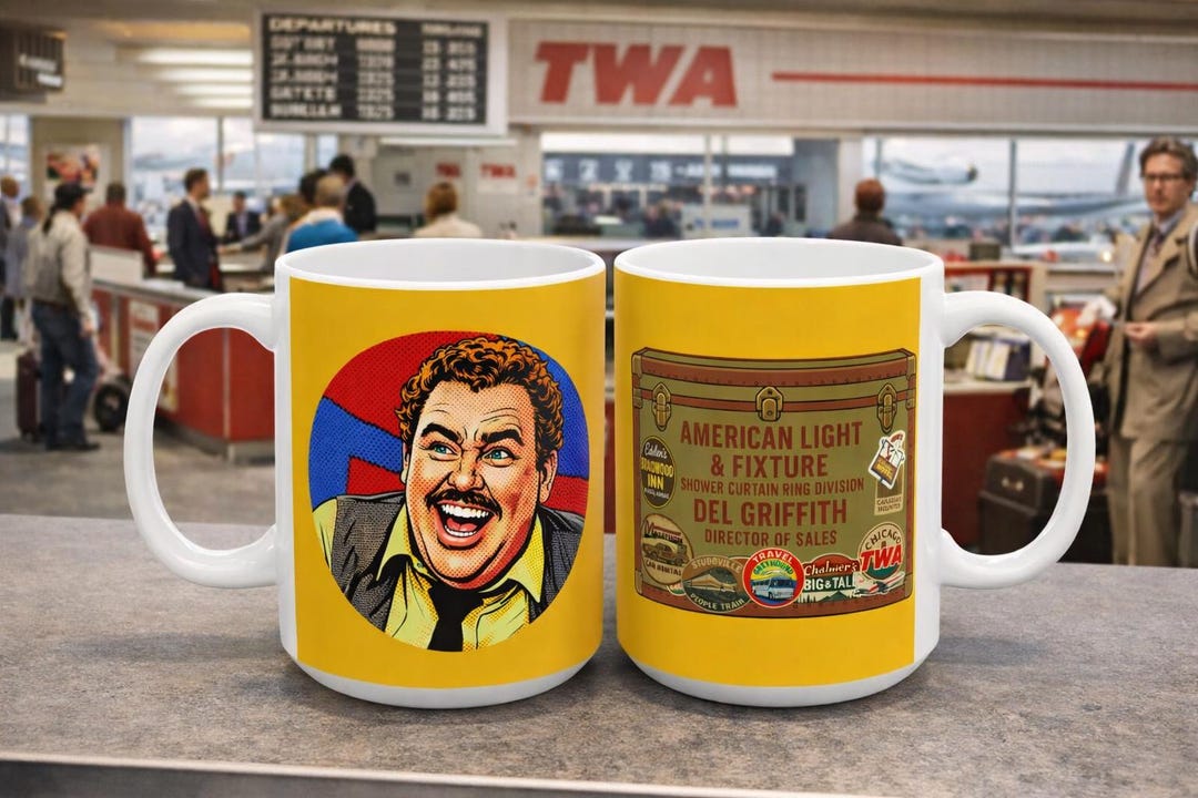 Del Griffith Mug | 80s Comedy, Planes, Trains & Automobiles - Etsy