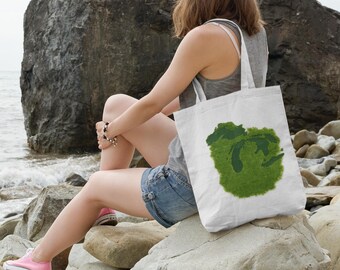 Lakes Art Print Tote Bag – Michigan Souvenir, Eco-Friendly Canvas