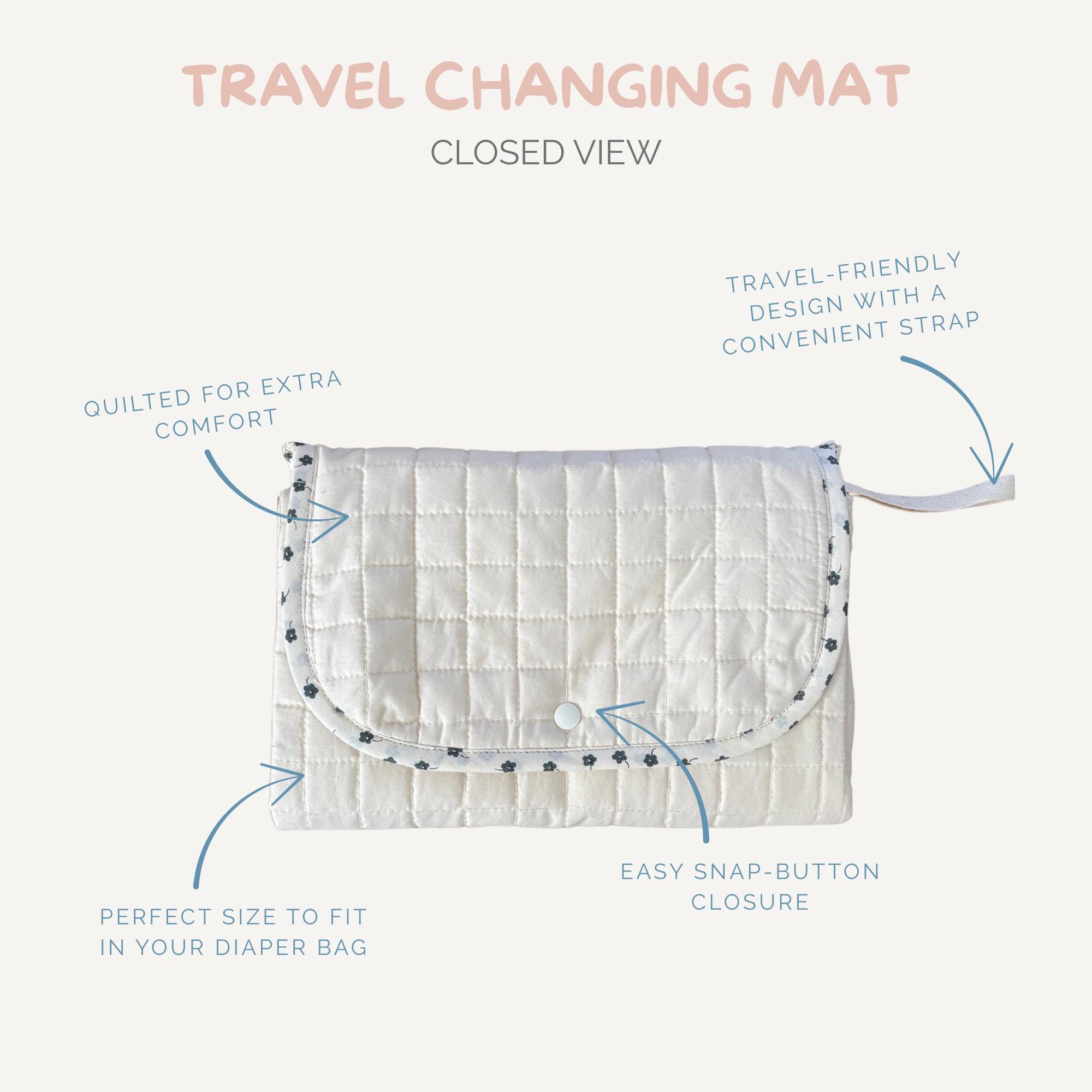 Travel Changing Mat | PDF Sewing Pattern | Beginner Friendly | DIY Baby ...
