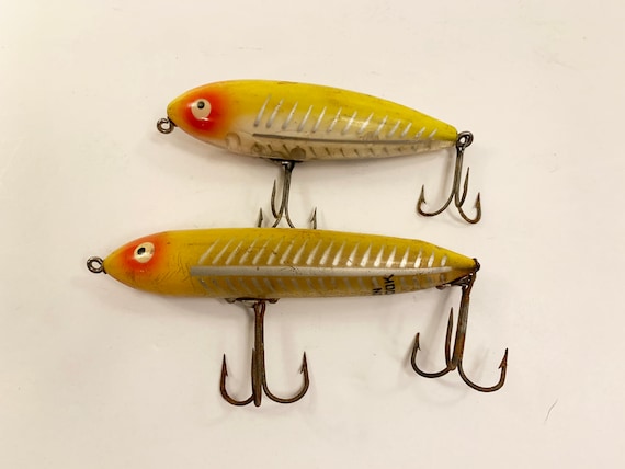 Buy Vintage Heddon Zara Spook 4 1/2 Inches OR Zara II Spook 3 1/2 Inches,  or Buy Both. Made in the USA, Classic Tackle, Altered Art, Collectible  Online in India 