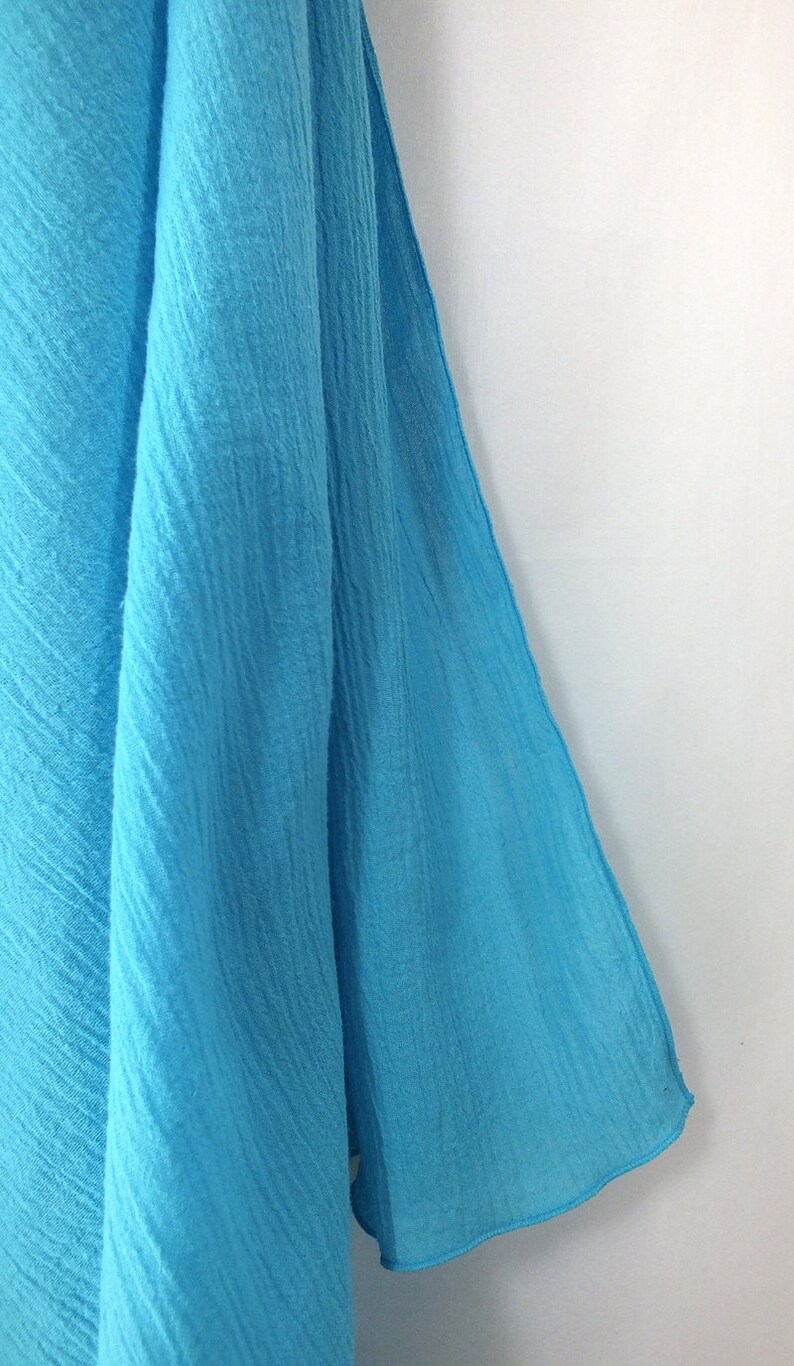 XL 48X48 Turquoise Muslin Swaddling Blanket Light & Airy Etsy