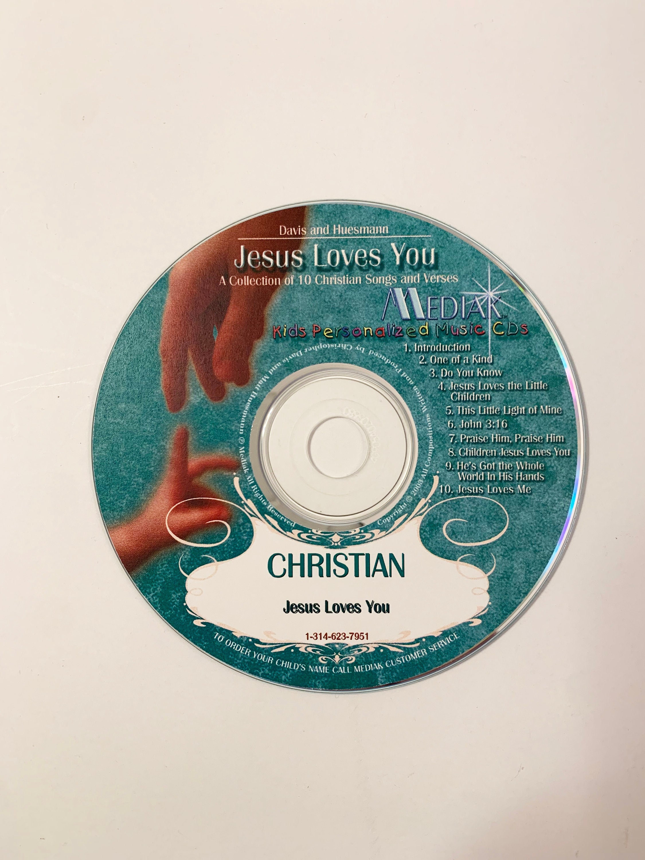 Jesus Loves You CD Digital File or Both. Great Christian -  Israel