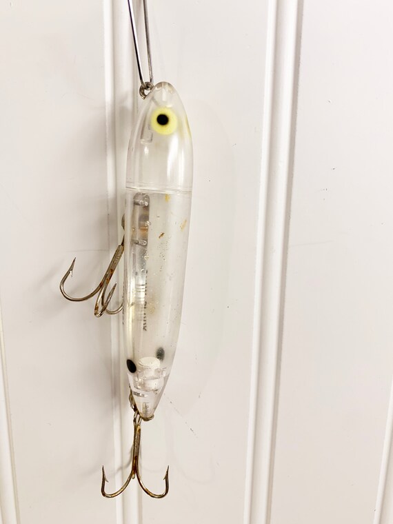 Vintage Original Heddon Zara Spook Clear Lure Nose Tie 