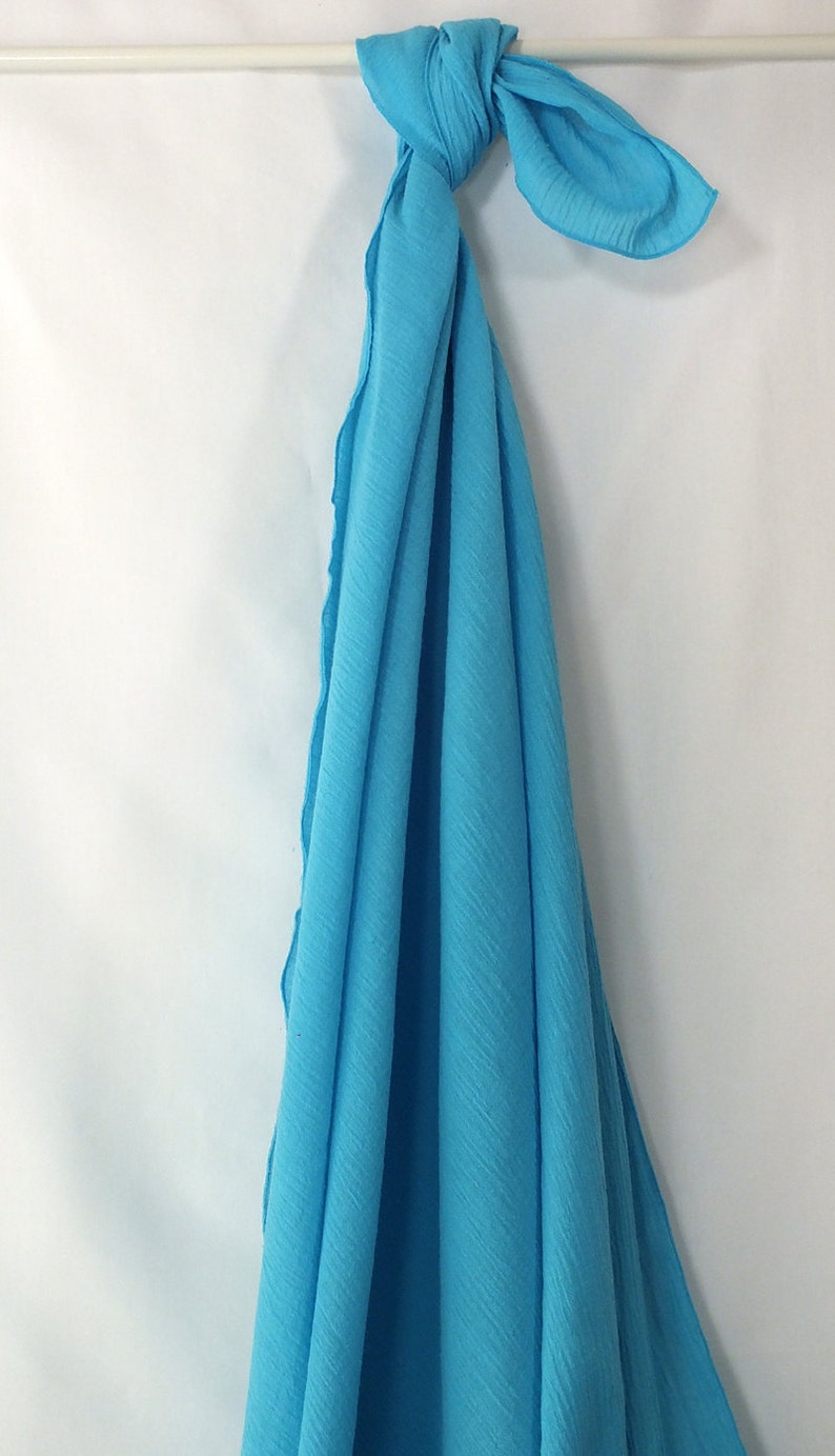 XL 48X48 Turquoise Muslin Swaddling Blanket Light & Airy Etsy