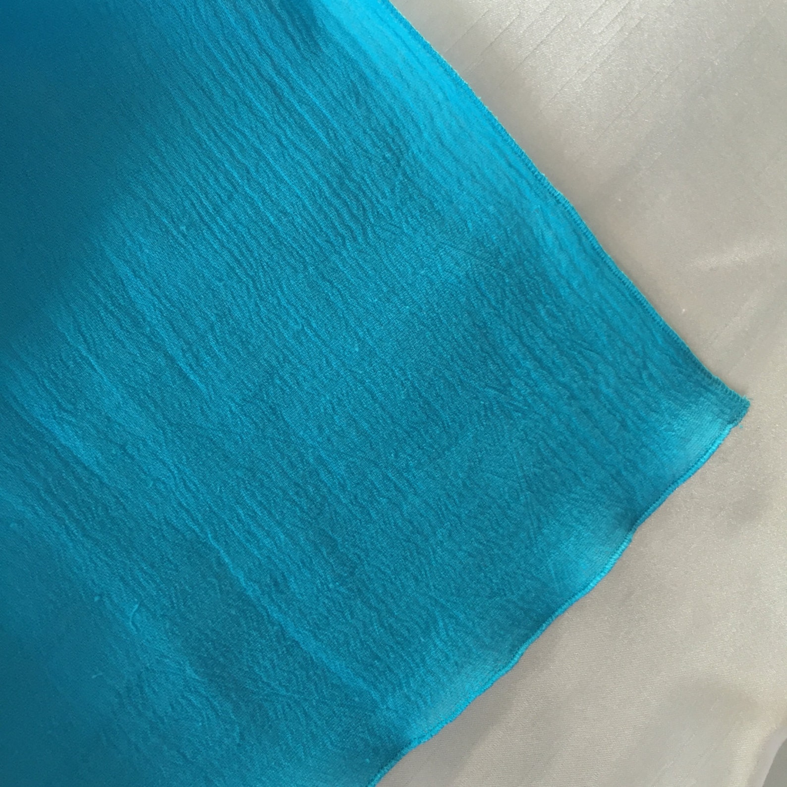 XL 48X48 Turquoise Muslin Swaddling Blanket Light & Airy Etsy