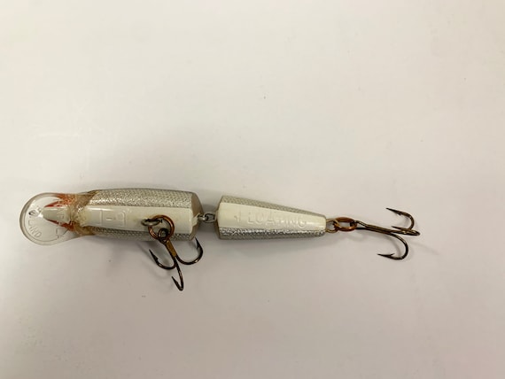 Vintage Rapala Finland J-9 Balsa Jointed Floating Minnow Crankbait